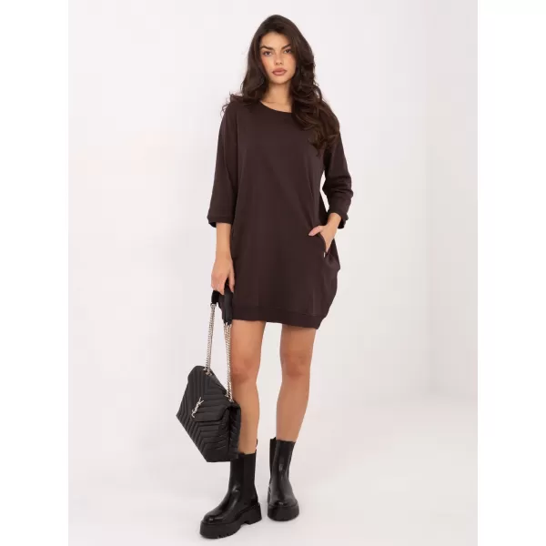  Dámské šaty RELEVANCE RV-SK-6839.95 DARK BROWN 