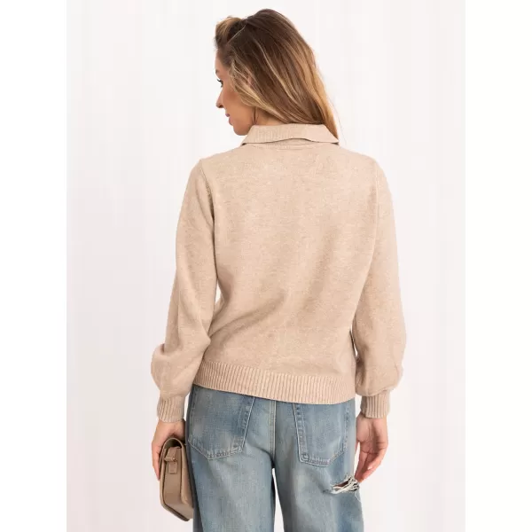  Dámský svetr ITALY MODA IR-SW-AC-19702.14 BEIGE 
