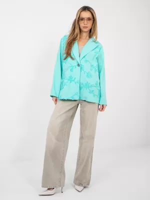 Dámská bunda RUE PARIS IT-MA-FL9992.97 TURQUOISE