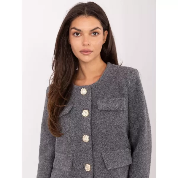 Dámská bunda RUE PARIS IT-KR-FL9586.64 DARK GREY 