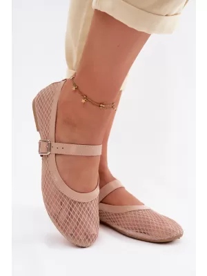 Dámské baleríny BOTO 26BL02-9968 BEIGE