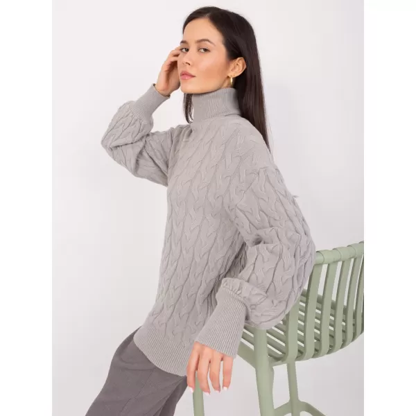  Dámský svetr WOOL FASHION ITALIA AT-SW-2348.88 GRAY 