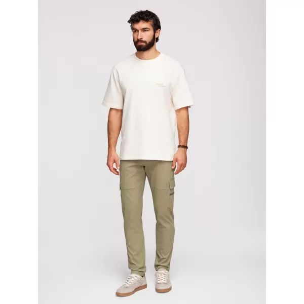  Pánské kalhoty OMBRE P1517 OLIVE 