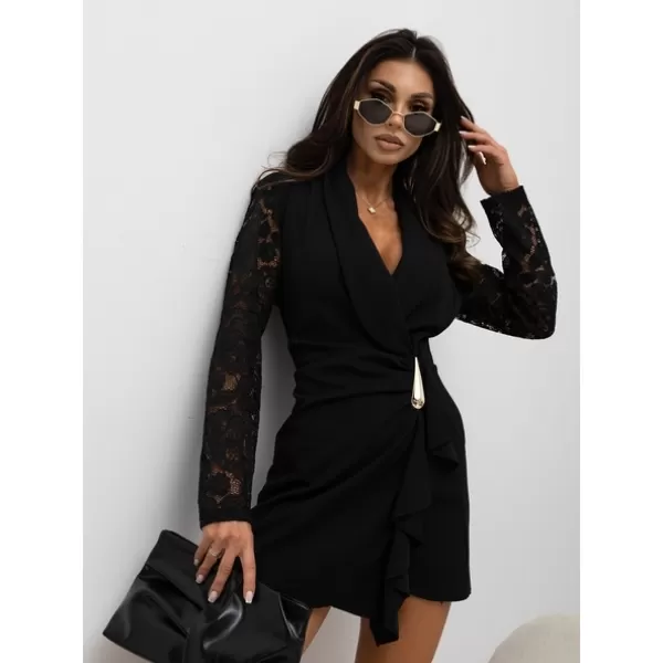 Dámské šaty ITALY MODA MI-SK-A1664.91 BLACK 