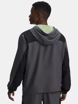 Pánská bunda UNDER ARMOUR TECH SPORT WOVEN JKT 6011267-025 ŠEDÁ