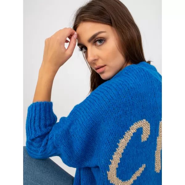  Dámský kardigan OCH BELLA TW-SW-BI-M2201.87 DARK BLUE 