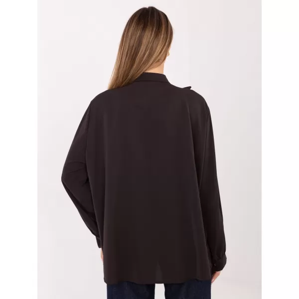  Dámská košile FACTORY PRICE IT-KS-29033.87 DARK BROWN 
