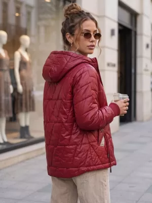 Dámská bunda DSTREET BORDOVÁ