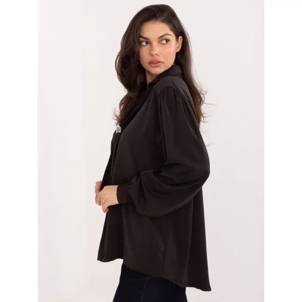 Dámská halenka FACTORY PRICE IT-BZ-28913.17 DARK BROWN 