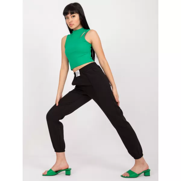  Dámské kalhoty ITALY MODA DHJ-SP-15832.64 NOIRE 