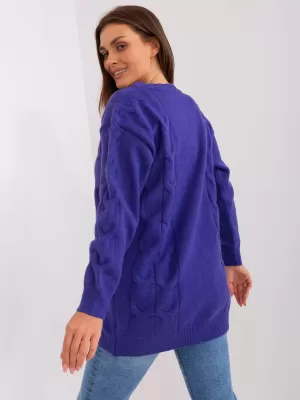 Dámský kardigan WOOL FASHION ITALIA AT-SW-2241.36P VIOLET