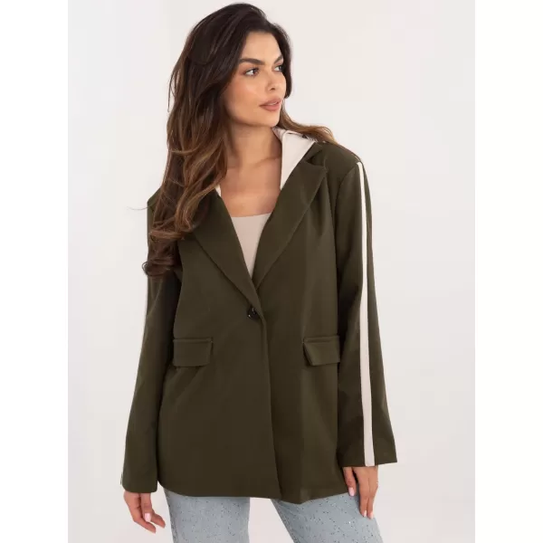  Dámská bunda ITALY MODA DHJ-MA-A8398.14X KHAKI 