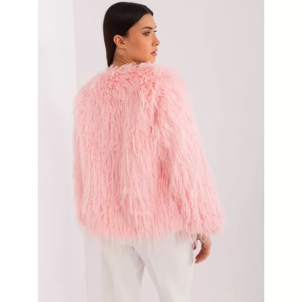  Dámská bunda WOOL FASHION ITALIA AT-KR-2359.96P BRIGHT PINK 