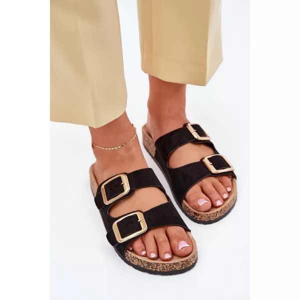  Dámské pantofle BOTO 25SD21-8330 BLACK 