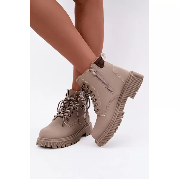  Dámské sněhule BOTO 25BT26-9118 KHAKI 