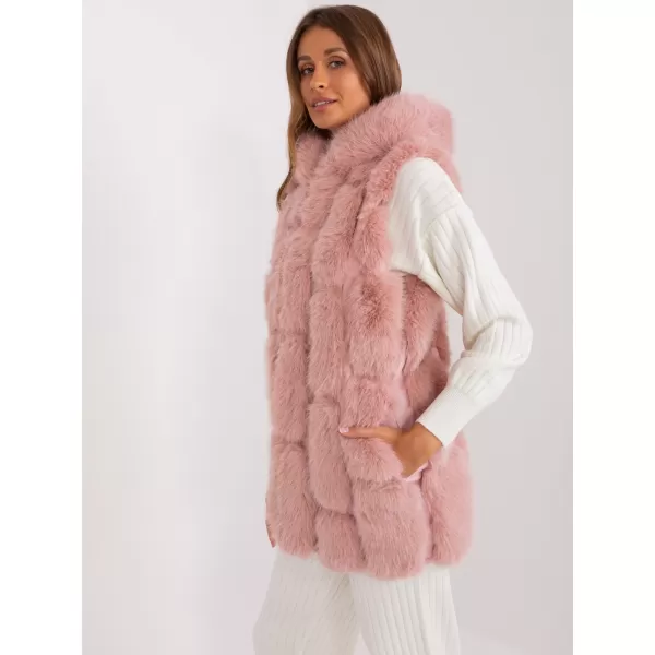  Dámská vesta WOOL FASHION ITALIA AT-KZ-2379.96P BRIGHT PINK 