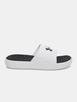 Pánské pantofle UNDER ARMOUR IGNITE PRO 8 FIX 6010383-100 BÍLÁ