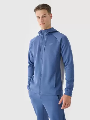Pánská mikina 4F 4FWAW25TSWSM1930 DENIM