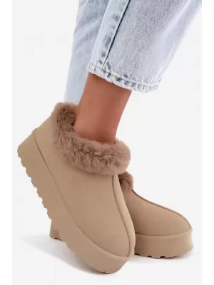 Dámské sněhule BIG STAR SHOES UU274204 BEIGE