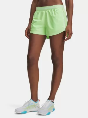 Dámské kraťasy UNDER ARMOUR TECH PLAY UP SHORTS 1389882-712 ZELENÁ