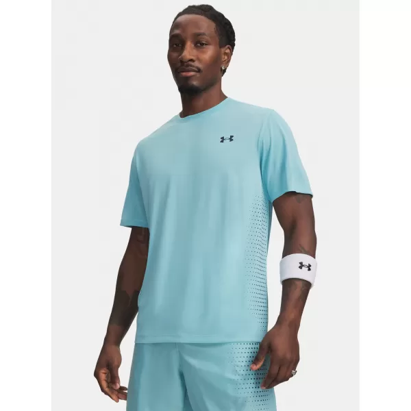  Pánské triko UNDER ARMOUR UA TECH PLAY SHORT SLEEVE 6009833-425 MODRÁ 