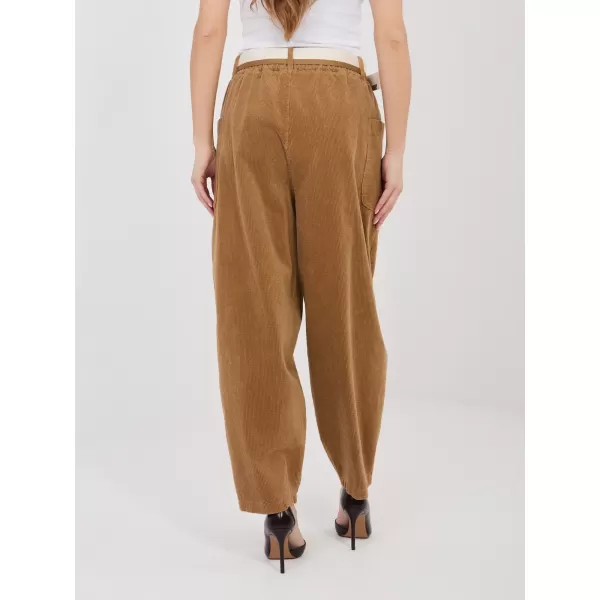  Dámské kalhoty RUE PARIS IT-SP-FL9665.78 CAMEL 