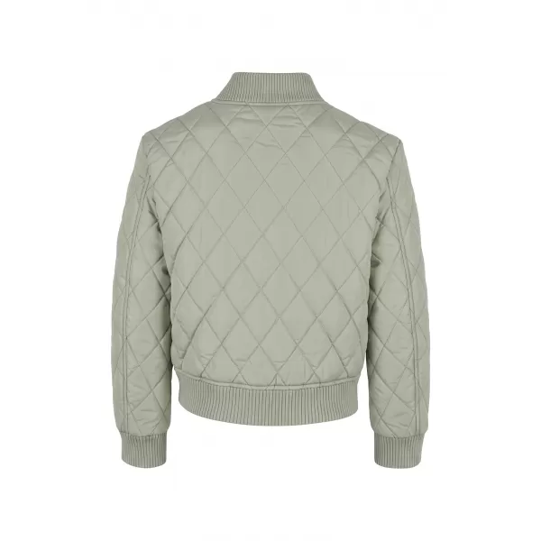  Dívčí prošívaná bunda URBAN CLASSICS UCK806-03259 SOFT SALVIA 