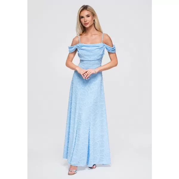  Dámské šaty LARICA LA-OM-DLR388 BLUE 