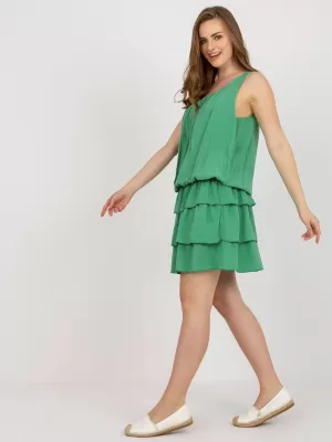 Dámské šaty OCH BELLA TW-SK-BI-8139.44 GREEN