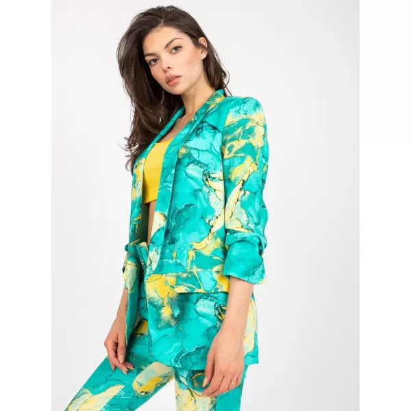 Dámská bunda ITALY MODA DHJ-MA-7684A-1.22X TURQUOISE 