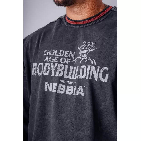  Pánské trička NEBBIA OLYMPIA 952 BLACK 