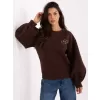 Dámská mikina FACTORY PRICE IT-BL-H2349.65 DARK BROWN
