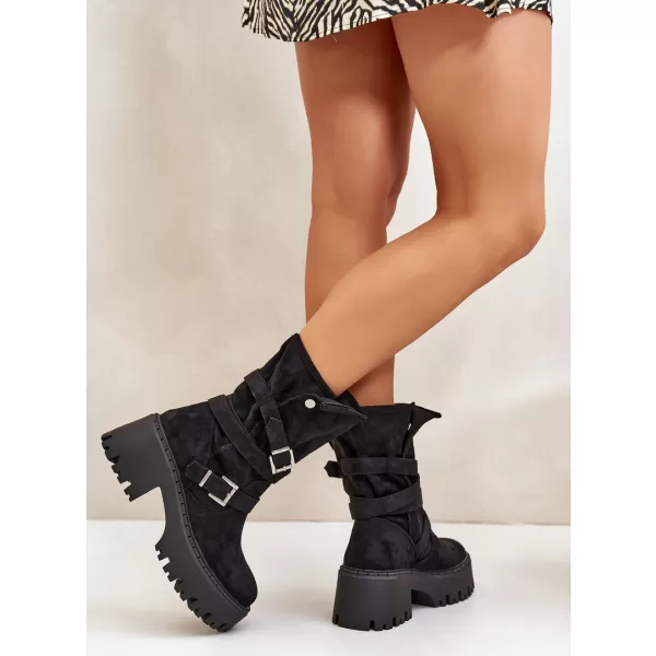  Dámské kotníkové boty BOTO QH7825/DA185 BLACK 