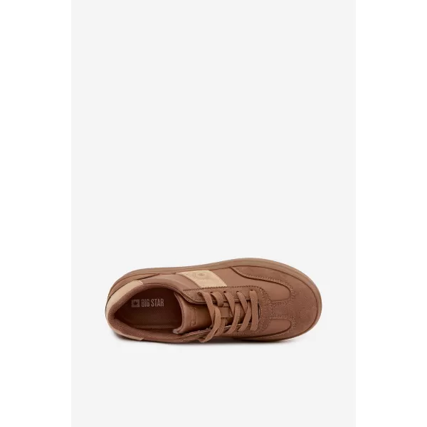  Dámské tenisky BIG STAR SHOES UU274015 BROWN/BEIGE 