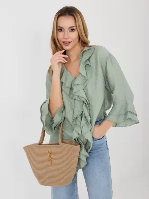 Dámská košile ITALY MODA IT-KS-81863.11P KHAKI