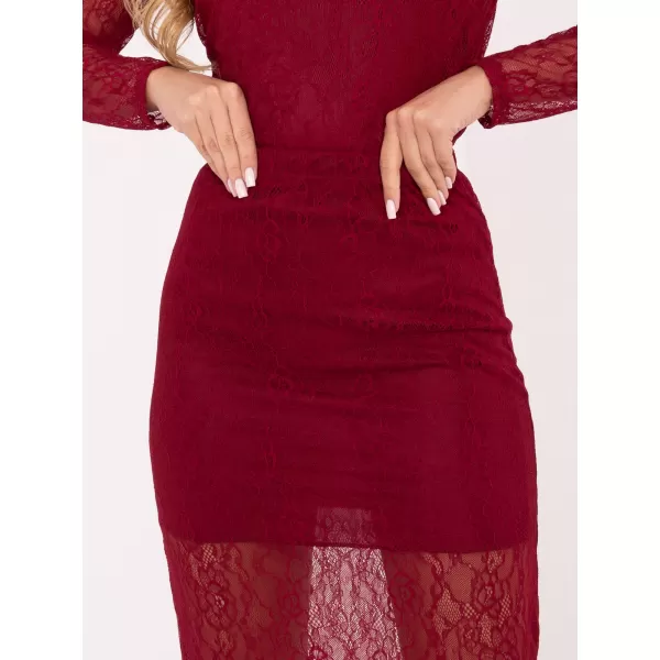  Dámská sukně RUE PARIS MI-SD-122436.60 BURGUNDY 