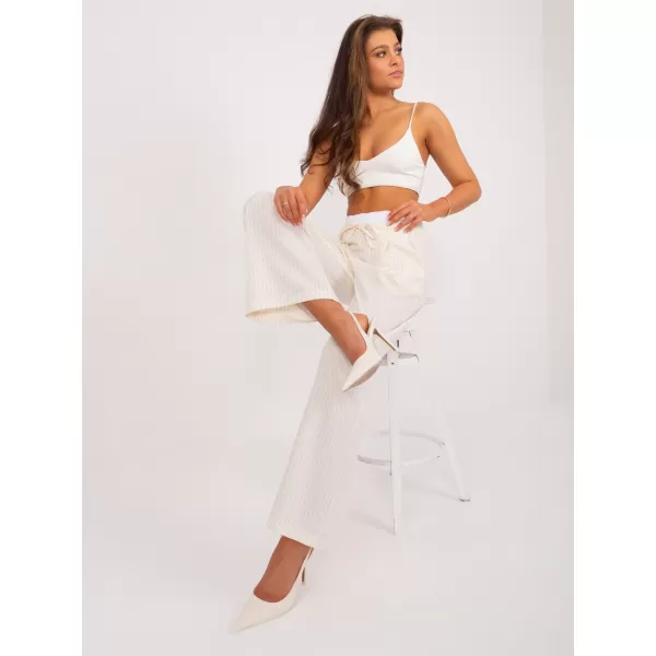  Dámské kalhoty ITALY MODA DHJ-SP-A7327TRT2.32 ECRU 