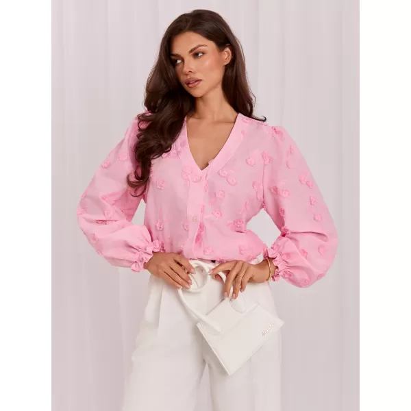  Dámská košile LAKERTA LK-KS-510266.87 BRIGHT PINK 