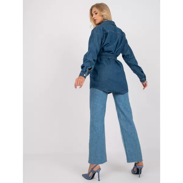  Dámské šaty RUE PARIS RO-SK-ELB-2312.58 DARK BLUE 