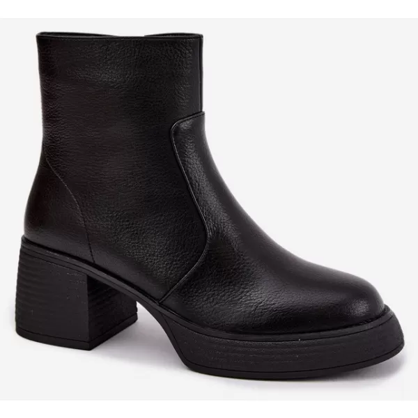  Dámské kotníkové boty D&A CR62-3369 BLACK 