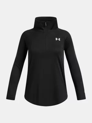 Dívčí mikina UNDER ARMOUR UA TECH WORDMARK HZ 6004979-001 ČERNÁ