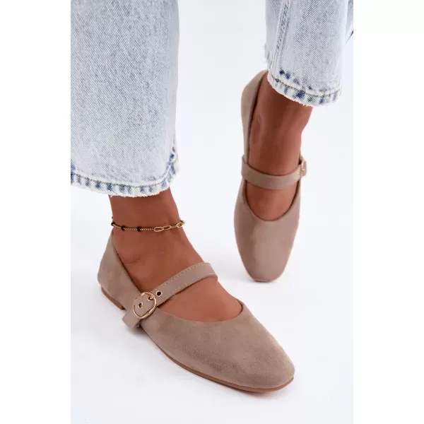  Dámské baleríny BOTO 9797 BEIGE 