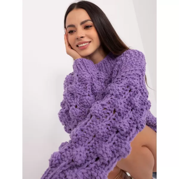  Dámský svetr WOOL FASHION ITALIA AT-SW-2382.97P VIOLET 