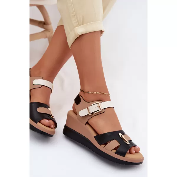  Dámské sandály ARTIKER 58C0316 BLACK/BEIGE 