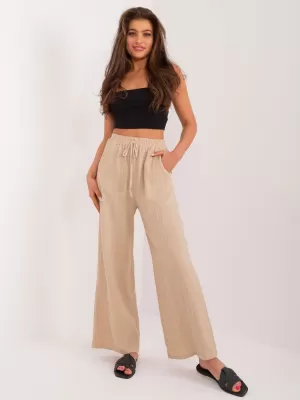 Dámské kalhoty ITALY MODA DHJ-SP-8229.84 BEIGE