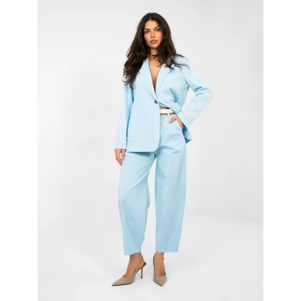  Dámské kalhoty ITALY MODA IT-SP-FL10125.78 LIGHT BLUE 
