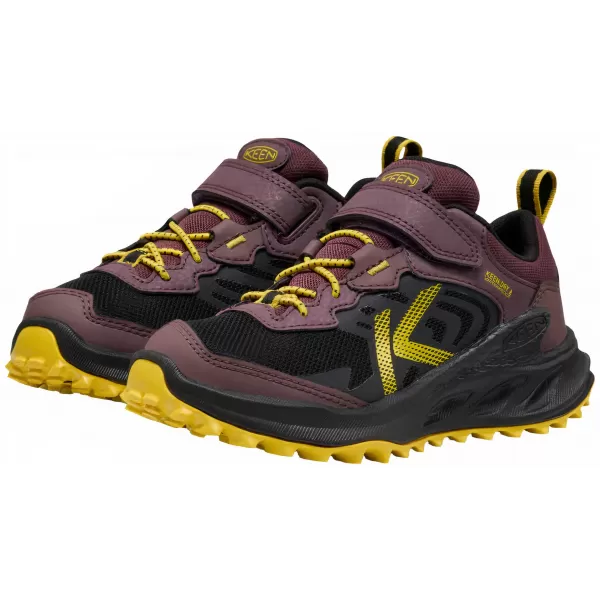  Dětské boty KEEN ZIONIC WP HUCKLEBERRY/BLACK 