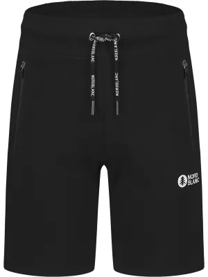 Pánské bavlněné kraťasy NORDBLANC RELAXEDFIT NBSPM8254 ČERNÁ