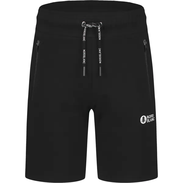  Pánské bavlněné kraťasy NORDBLANC RELAXEDFIT NBSPM8254 ČERNÁ 