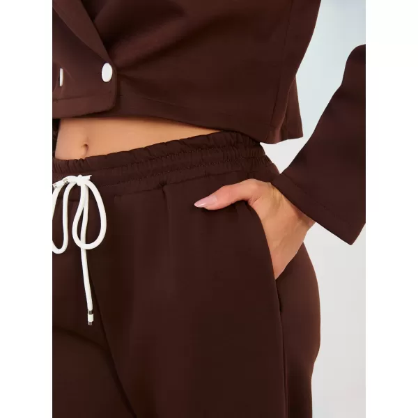  Dámský komplet RUE PARIS IT-KMPL-22202.89 BROWN 